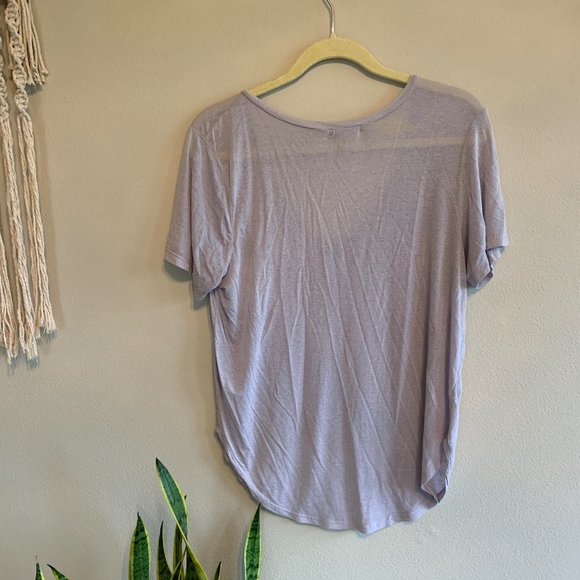 Lavender Basic Tee - Picture 3 of 3